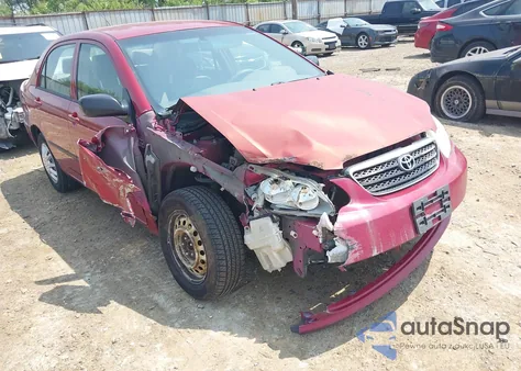 2007 Toyota Corolla Ce/Le/S из США, поврежденный, VIN JTDBR32E570111498